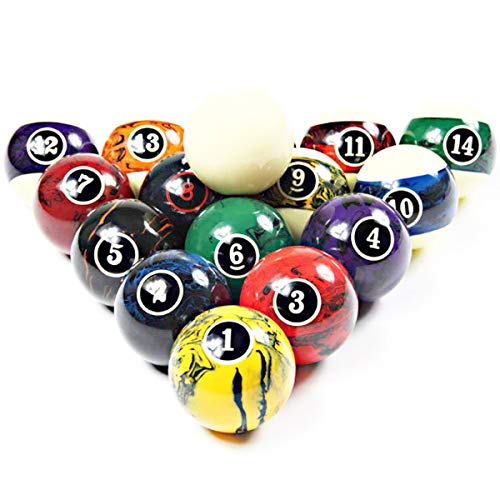 Professional Pool Balls/Billiard Balls Set, Complete 16 Balls for Pool Tables