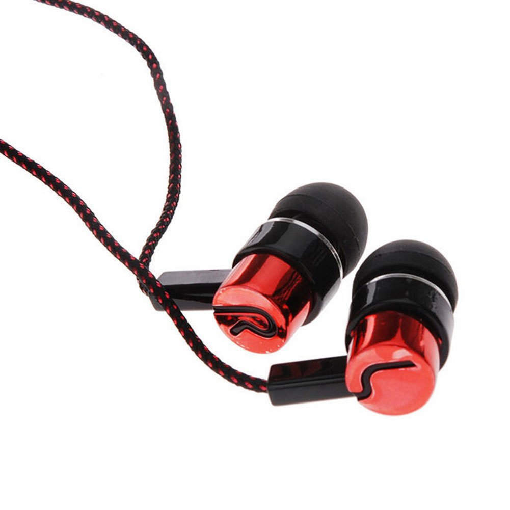 4-pak przewodowych słuchawek dousznych 3,5 mm 3-biegunowe słuchawki stereo bez mikrofonu, 1 metrowy pleciony przewód zestaw słuchawkowy do magnetofonu MP3, odtwarzacza CD, telefonu, karty