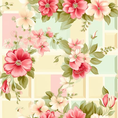 Tecido Tricoline - Kit Primavera com 4 paninhos 50x75 cm