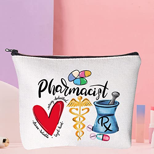 WZMPA Pharmacist Cosmetic Makeup Bag Pharmacist Graduation Gifts RX Pharmacy Technician Gift Zipper Pouch Bag for Pharmacy Tech Pharmacist - Image 4