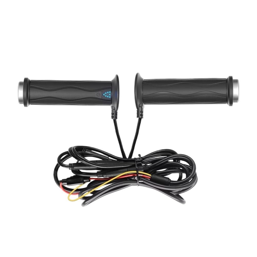 Un Paio Di Manubri Riscaldati Per Motociclette Monoblocco 5 1-velocità Con Controllo Della Temperatura Della Memoria, Coprimanubrio Handlebar manopoles