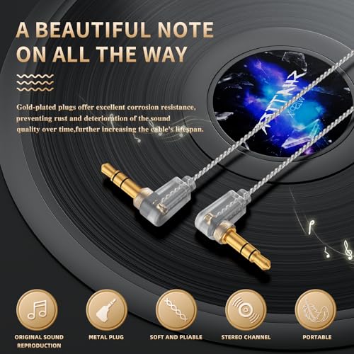 Cable audífono okcsc IPX T2 a 4.4mm, 3.94 ft miniatura 2