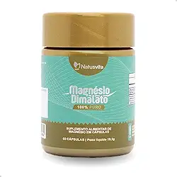 Magnésio Dimalato 100% Puro (01 und. 60 cápsulas)