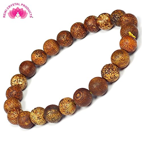 Image of Reiki Crystal Products Natural Crystal Stone Bracelet 8 mm Round Beads for Men & Women | Gemstone Jewellery Bracelet | Reiki Charged | Multiple Stone Variants Available
