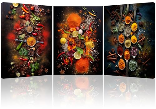 Art décoratif de cuisine avec impression sur toile haut de gamme 57x40 cm