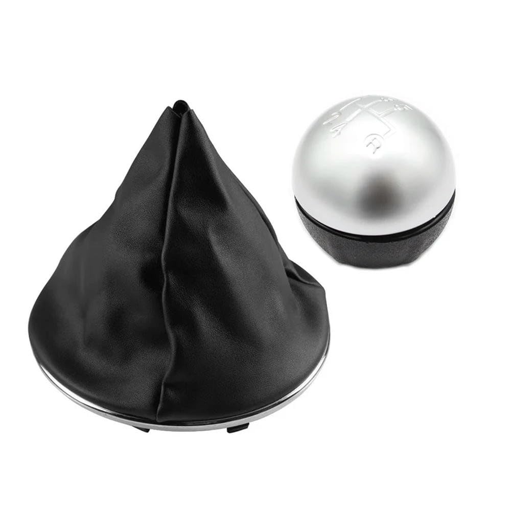 GZNBB Car Manual Gear Shift Knob Boot Cover Gaiter Lever Shifter Handle Stick, for Fiat 500 500C 2007-2018