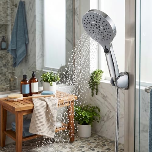 Pommeau de douche à main avec mode pause pour économiser l'eau sous la douche - 8