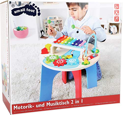Table de musique et de motricité bois pour développer la coordination de bébé - 4