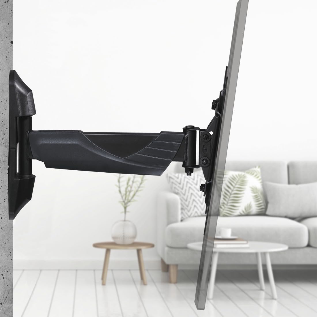 Uchwyt ścienny do telewizora, wychylny, 122 cm (48") do 35 kg