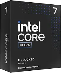 Processador Intel Core Ultra 7-265KF Arrow Lake (LGA 1851/20 Cores / 20 Threads / 3.9 GHz (5.5 GHz Turbo) / 30MB) **S/Cooler S/Vídeo*