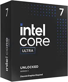 Processador Intel Core Ultra 7-265KF Arrow Lake (LGA 1851/20 Cores / 20 Threads / 3.9 GHz (5.5 GHz Turbo) / 30MB) **S/Cooler S/Vídeo*