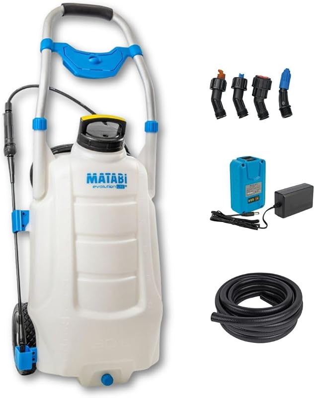 Pulverizator electric pe roți Matabi 30LTCS - rezervor de 30 litri - baterie 18V - presiune 5,5 bari