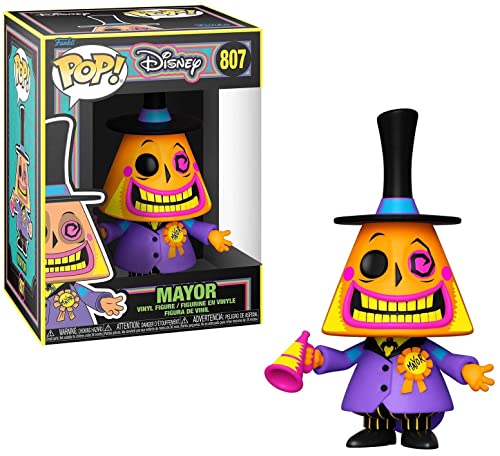 Pop Nightmare Before Chrismas Mayor Blacklight Vinyl Figure