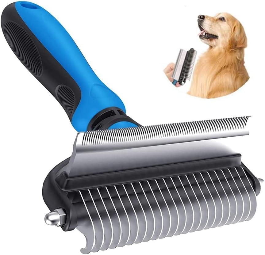 ULTRINA Dog Brush Dogs Comb 2 in 1 Deshedding Tool& Dematting Undercoat Rake for Mats& Tangles Removing, Dog Grooming Kit, Pet Brush, Great for Short to Long Hair Small Large Breed (B0CTZPSKK6) Amazon Price History, Amazon Price Tracker