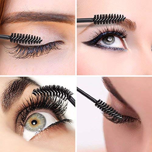 100 Pcs Disposable Eyelash Mascara Brushes Wands Applicator Makeup Kits