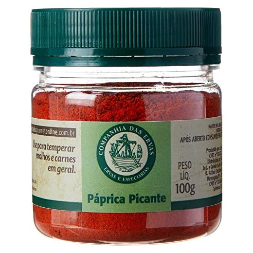 Páprica Picante Companhia Das Ervas Pote Pet 100g