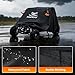 Tokept Go Kart Cover, Heavy-Duty Outdoor Waterproof Protection for Two-Seater Gokart Car Cover Suitable for Coleman KT196 Segway RTK196 CK100-S SK100 TrailMaster Mini XRX Tao GK110 75″L × 51″W × 51″H