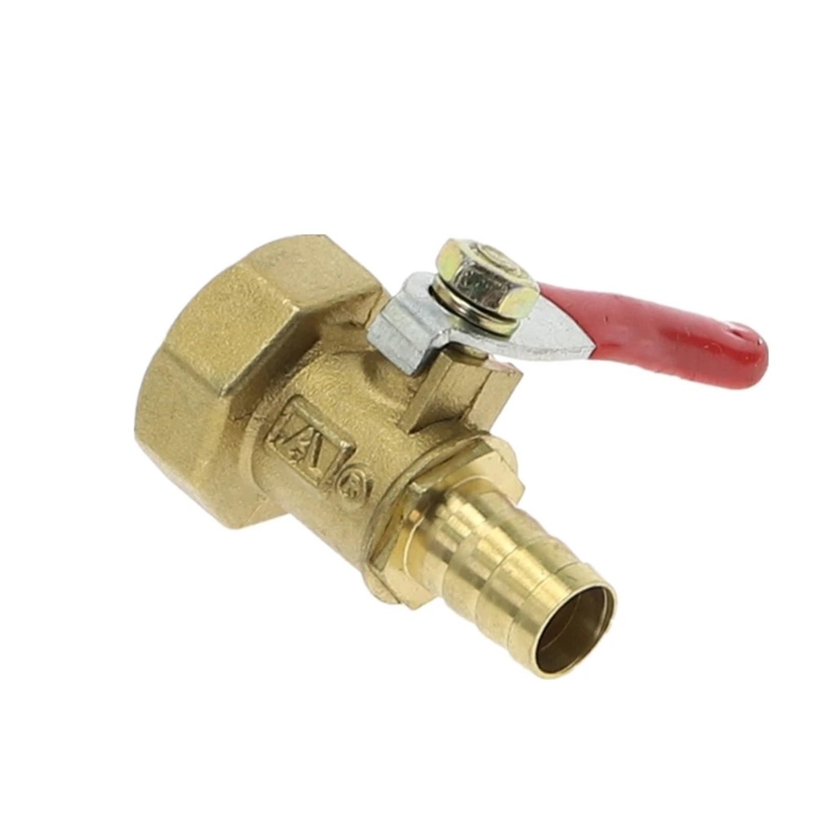 Brass Barbed Ball Valve Hose Barb Female Thread Connector Joint Copper