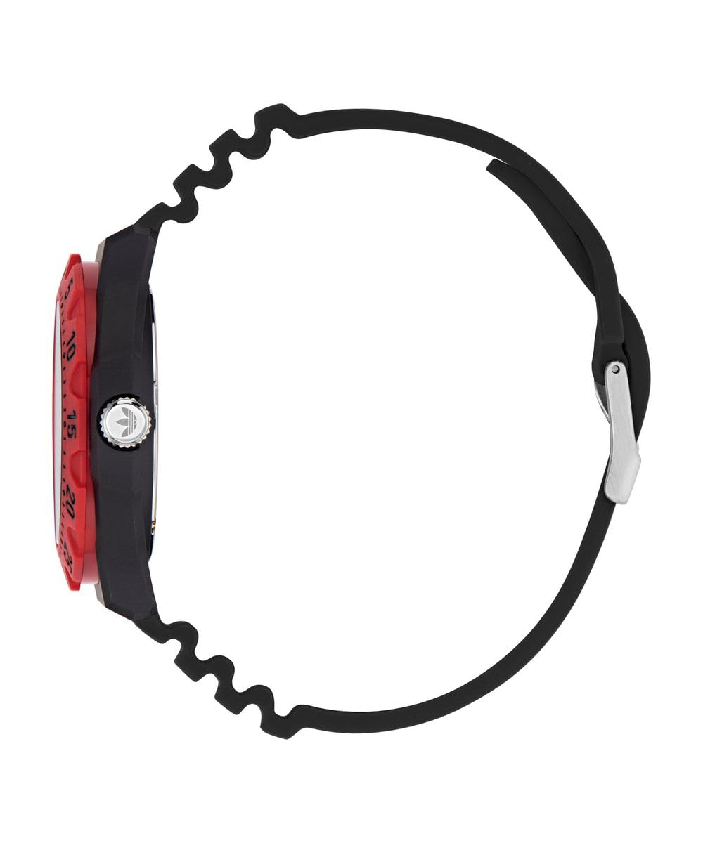 Adidas Originals Reloj Analógico para Unisex Adulto de Cuarzo con Correa en Silicona AOSY25514