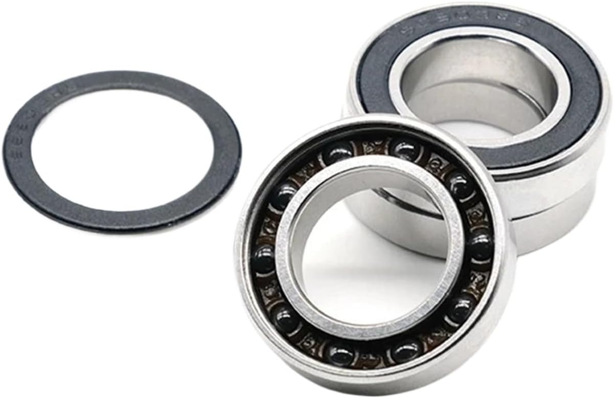 1/2/4/6/8/10PCS Stainless Steel S6903 2RS Ceramic Bearing 17x30x7mm for Bicycle Hub - Make Rolling Smoother and Pedaling Lighter(6PCS)