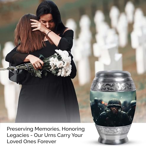Image of Cat Cremation Urn - 10 Inch - Large Urns for Human Ashes Adult Male Memorial - Memorial Urns for Human Ashes Adult Female with Cats - Kitten Urn for Burial