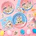 Imagen de Vajilla de Cumpleaños de Gatos 116 Pcs