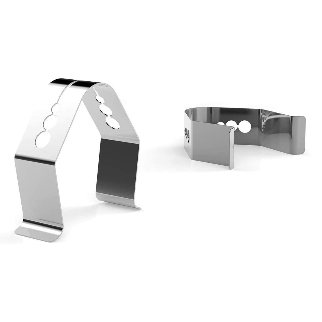 Supporto Per Sonda Termometro Da Cucina – Clip In Acciaio Inox Con Tre Fori, Per Barbecue, Forno E Affumicatore, Misurazione Sicura E Precisa