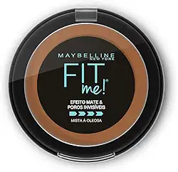 Maybelline NY Pó compacto Efeito Mate e Poros Invisíveis Fit Me Marrom Neutro N10