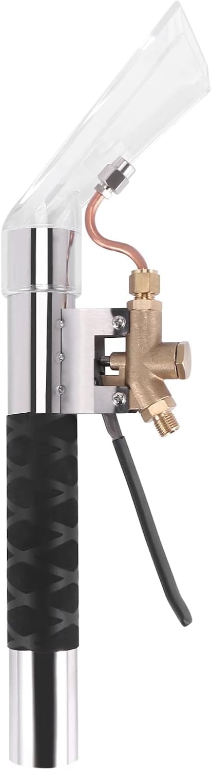 Upholstery Carpet Cleaning Extractor Machine Auto Furniture Cleaning Hand Tool, Black & Silver