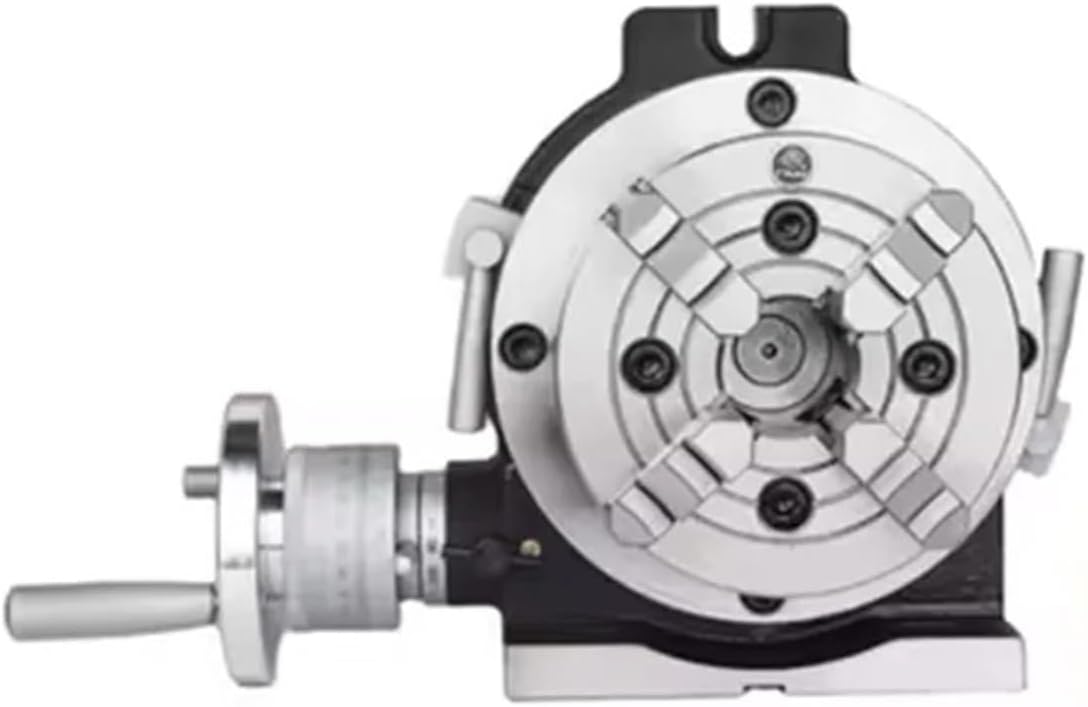 6-inch Chuck Indexing Head Set Precision Semi-indexing Head Suitable for Milling Machine Rotary Table Tailstock Milling Kit