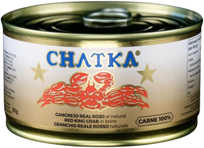 CHATKA 100% King Crab | Premium Quality Crab Meat for Elegant Dishes 90 gram