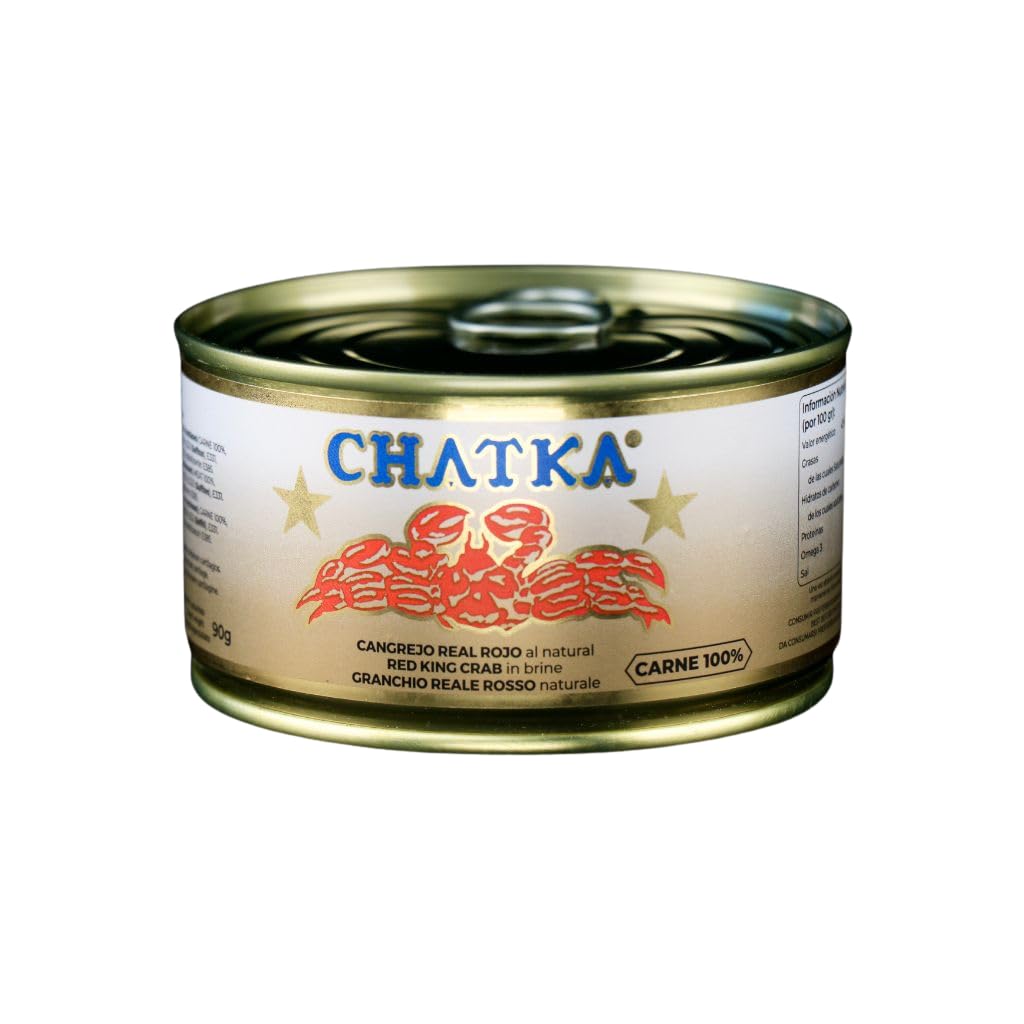Chatka Chair de Crabe Royal Rouge Émiettée, 100% Naturel, Conservation Traditionnelle (90 gr)
