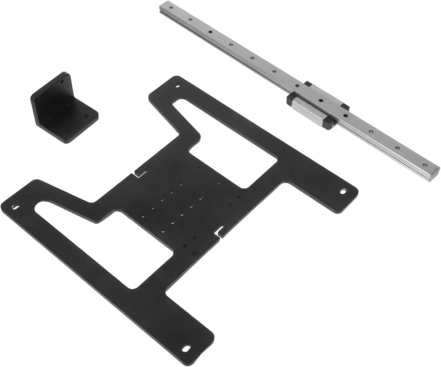 NUOLUX プリンター用軸キャリッジプレート アルミ合リニアレールキット 対応 ホットベッドアクセサリ 精密位置決めと振動低減で