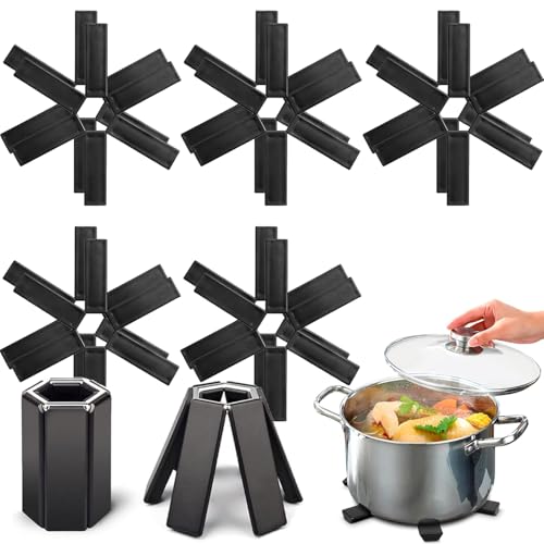 Catálogo para Comprar On-line Salvaencimeras del mes. 49 タフコ(Tafuco) Salvamanteles para ollas Calientes,Porta Caliente de 10 Piezas,Alfombrilla Plegable para Mesa,Porta Caliente para Ollas,Sartenes,Vajillas,Vasos y Platos
