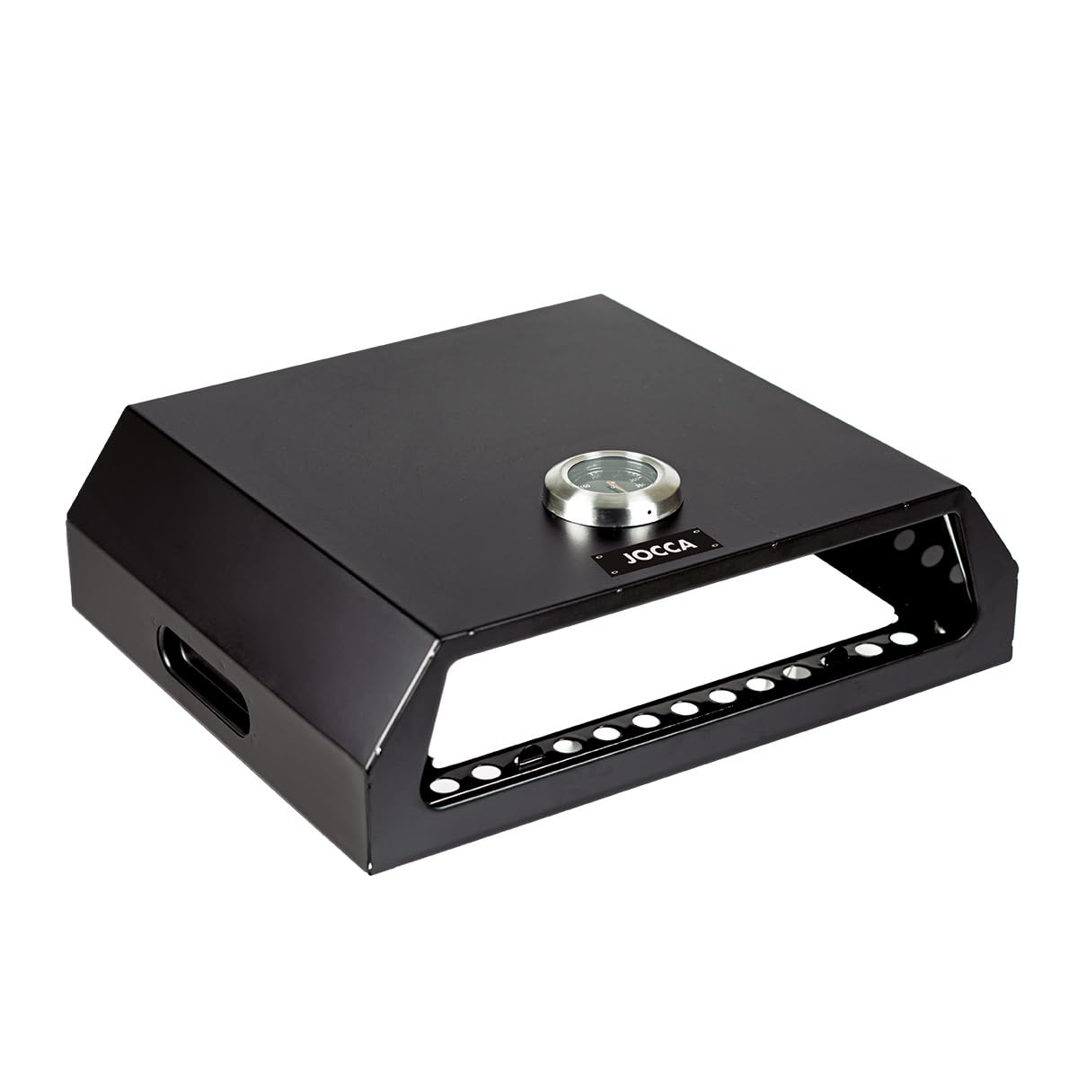 Jocca - Horno para Pizza Accesorio Barbacoa de Acero Inoxidable con Termometro y Piedra, Compatible con Barbacoas Carbon y Gas, Modelo 2373