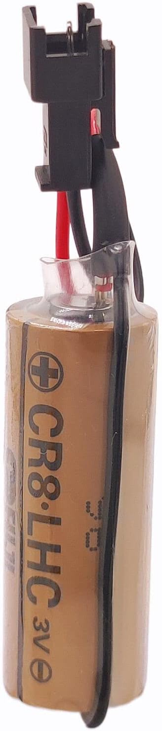 5-Pack 3V 3000mAh CR8 LHC Lithium Battery Replace for Fuji FDK CR8.LHC 17430, Toto CR8-LHC TH559EDV410R, TOTO THP3053 Back Up Batteries for Eco EFVS, Toto Flush Valves and Faucets