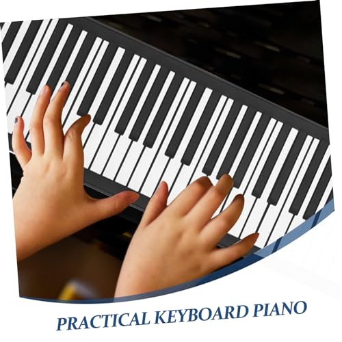 VICASKY 61 Rouleau De Piano Clavier Piano Électrique Piano Pour Enfants Piano Numérique Synthétiseur Midi Piano Pour Débutant Piano Électronique Portatif Black Gel De Silice - Les Beatles, Paul McCartney, John Lennon, RIngo Starr, George Harrison VICASKY 61 Rouleau De Piano Clavier Piano Électrique Piano Pour Enfants Piano Numérique Synthétiseur Midi Piano Pour Débutant Piano Électronique Portatif Black Gel De Silice – Image 5