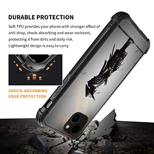 Hensuske Iphone 13 Case,Wandering Samurai Iphone 13 Cases For Boys Man,Multi-Colored Fashion Patterns Non-Slip Shock Absorption Soft Tpu Bumper Cover Case For Iphone 13 6.1 Inch #TOP2