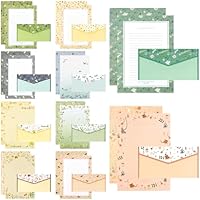 Juego de 90 papeles de carta con sobre, 60 papel de carta A5 con
