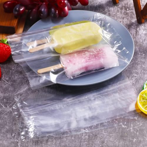 Bolsas y palitos para paletas gruesas plástico sin olor 4.72 x 7.48 pulg miniatura 4