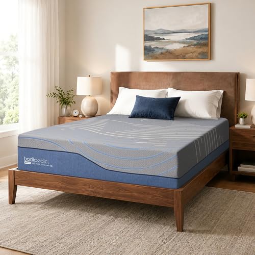 Image of Twin XL Mattress 14-Inch Gel Memory Foam Mattress - Foam Made in USA for Luxurious Cool Sleep & Pressure Relief, CertiPUR-US Certified, Medium Support, 38 inchx80 inch, Grey