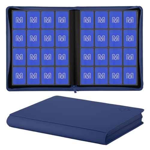 Premium Card Binder 16 Pocket,Trading Card Binder Holds up to 1000+Cards