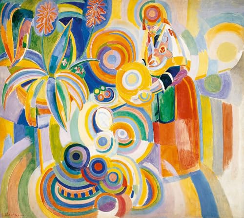 Art Poster Robert Delaunay Encaustique - Créez un Salon Style Galerie