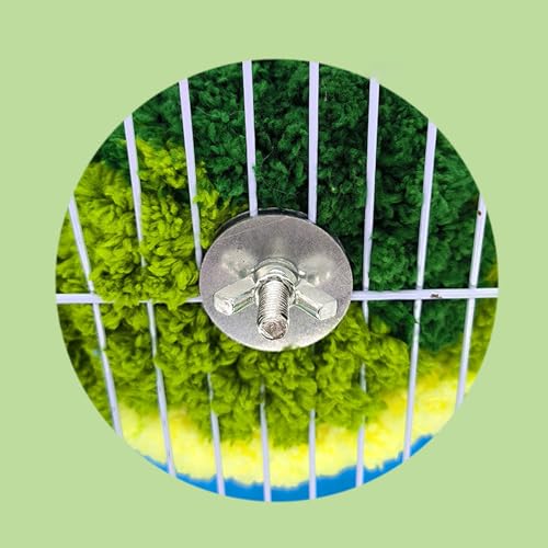 Image of Winter Warm Bird Nest, Coral Velvet Parrot Breeding House for Cage Forest Green Bird Bed for Canary Parakeet and Other Small Medium Pets (Small)