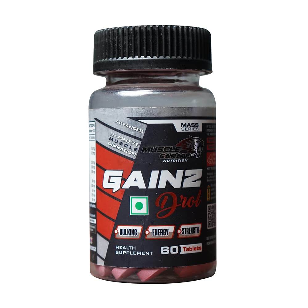 Muscle Garage Gainz-Drol For Muscle-Building supplements for strength (60 Tablets) (B0D4F4HS11) Amazon Price History, Amazon Price Tracker