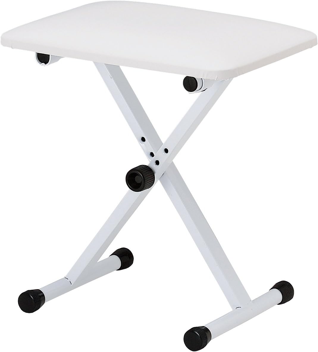 KC KB-4400/WH Keyboard Throne (Piano Chair), White