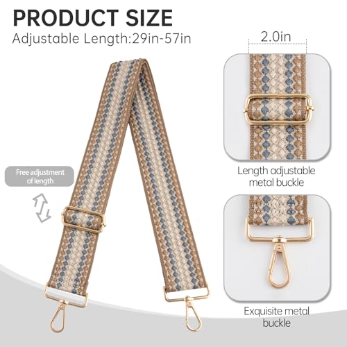 Image of Dksongr Purse Straps Replacement Crossbody Wide Bag Strap for Purses Adjustable shoulder Straps for Women bags