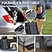 BKNROIHB Foldable Dog Ramp for Car, SUV & Truck - Portable Pet Stair Ramp for Medium & Large Dogs Up to 250LBS - Non-Slip Surface - 71
