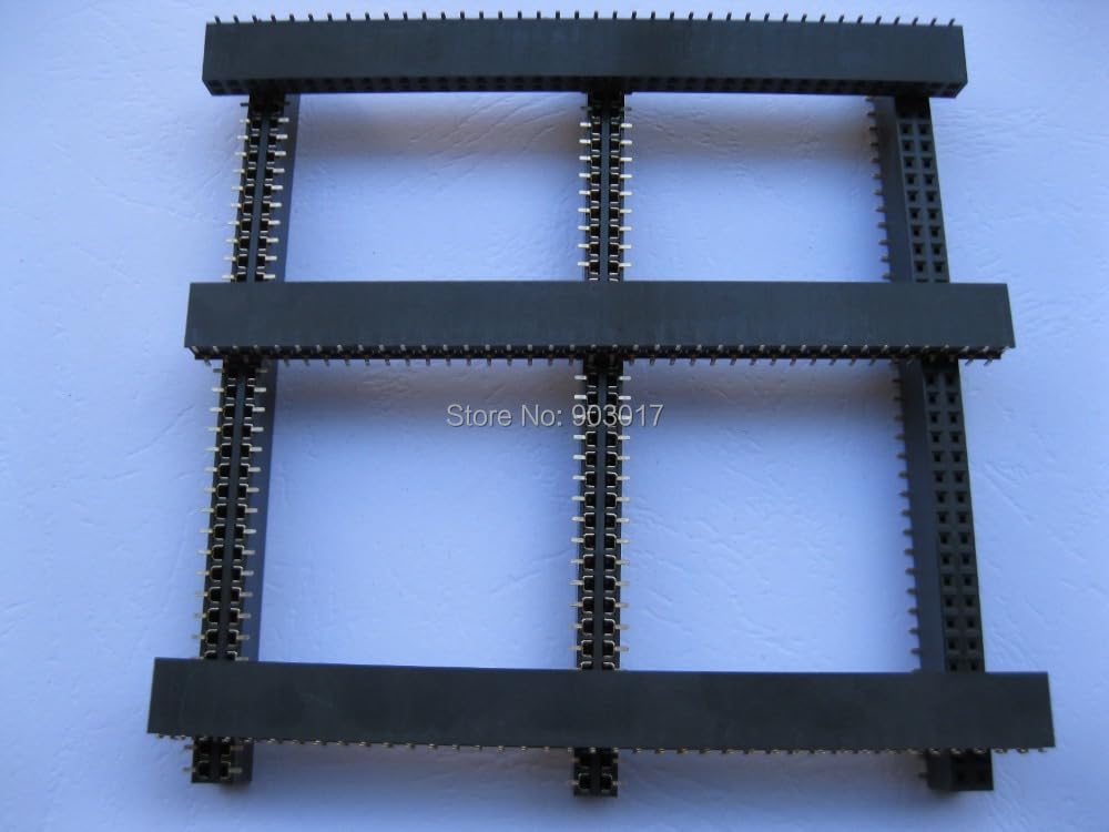 Wiring Connecting Terminals - 30 pcs SMD SMT Pitch 2.54mm 2x40 80pin Breakable Female Pin Header Double Row Strip Gold Plated