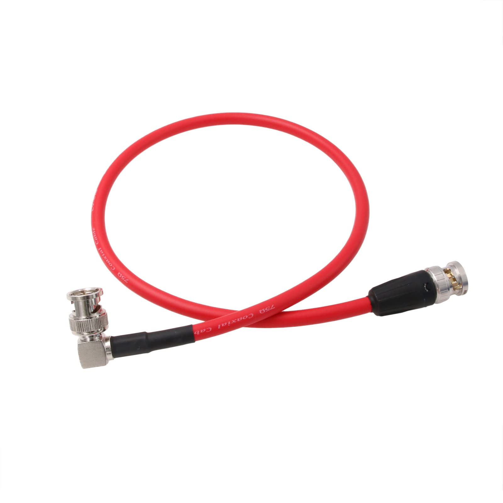 HangTon 12G 4K SDI Coaxial Video Cable BNC to BNC Canare LV-61S 75 ohm for Camera Monitor Flexible Shielded 80cm - Image 2